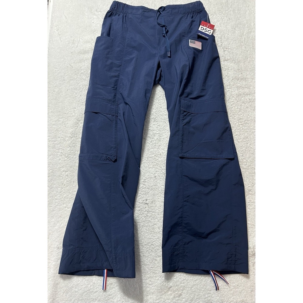 DSG Women's USA Navy Cargo Pants Size Medium (R1)